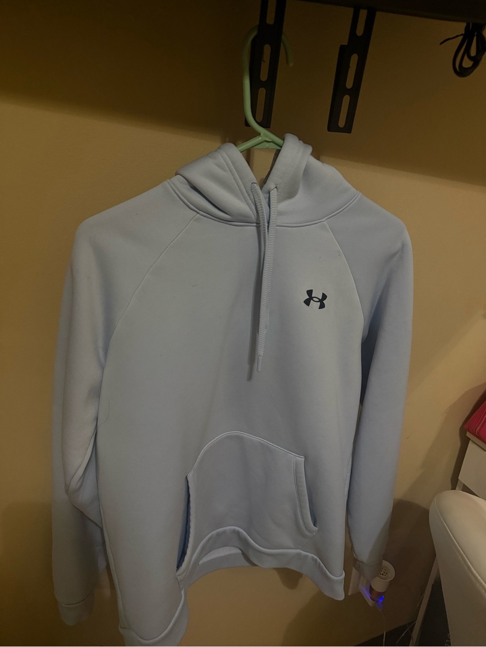 BNWOTUnder Armour Light Blue Pullover Hoodie